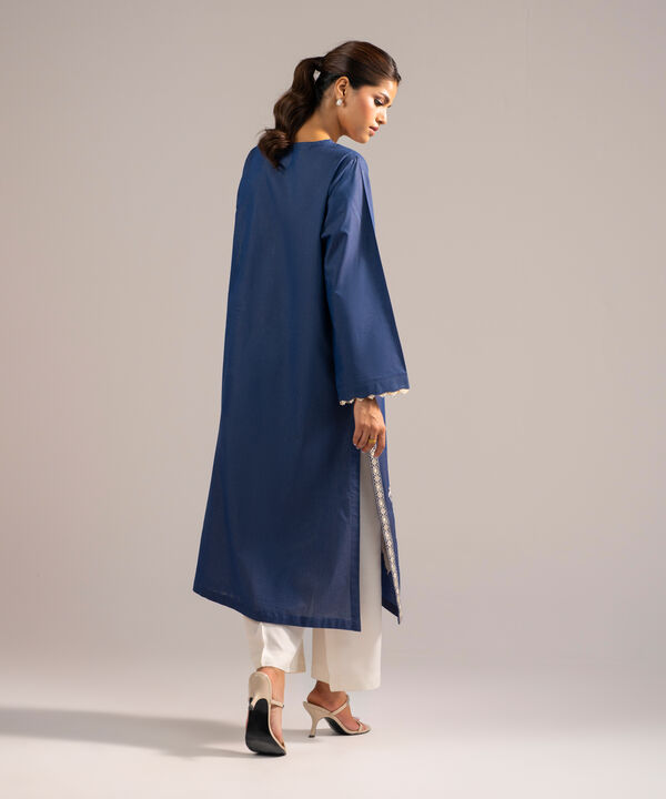 Embroidered Zari Lawn Shirt