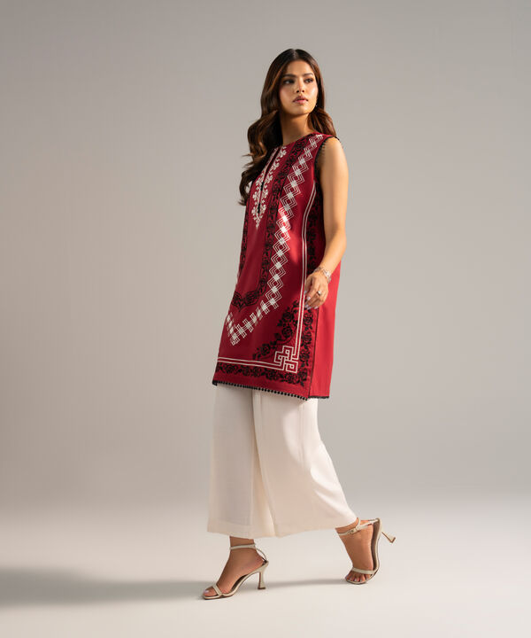 Embroidered Poplin Shirt