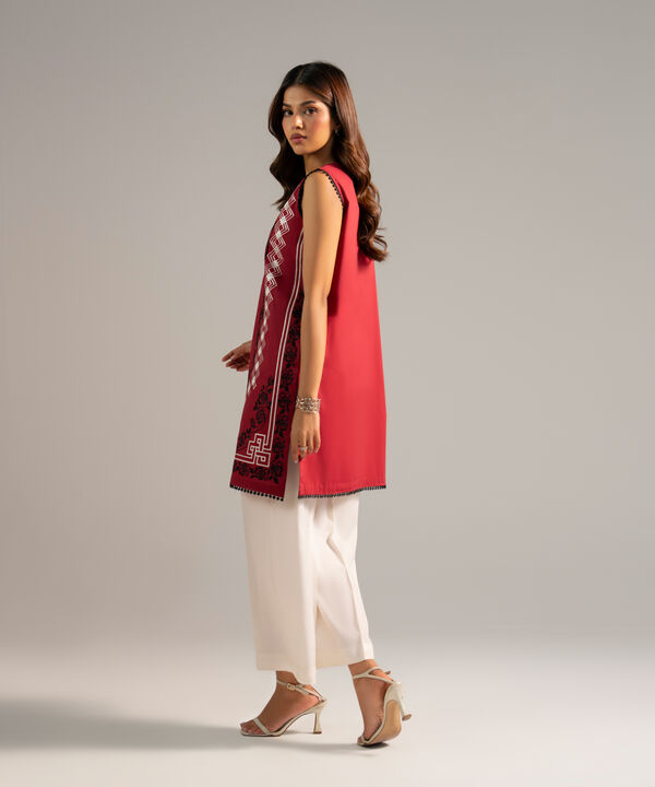 Embroidered Poplin Shirt