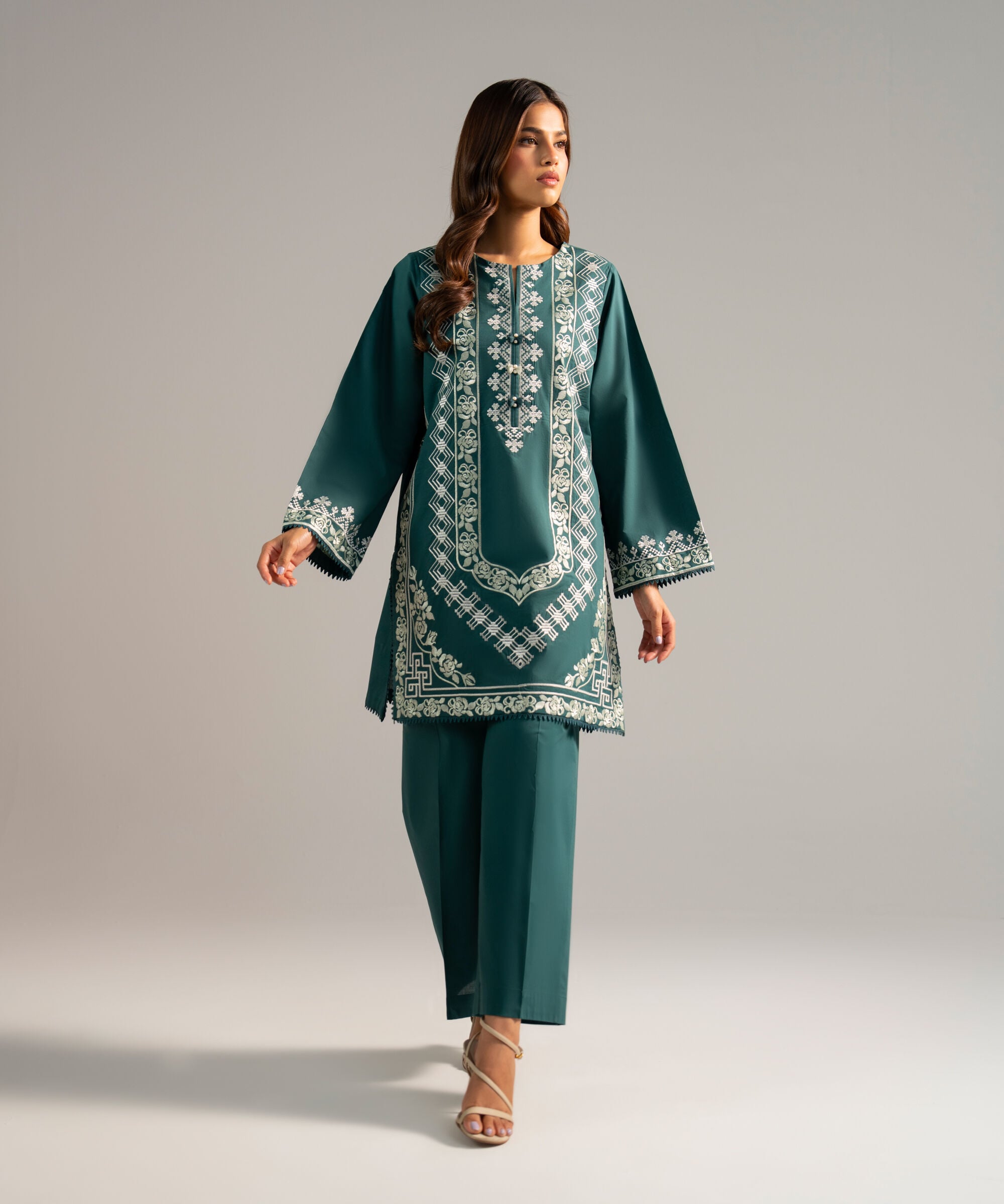 Embroidered Lawn Shirt