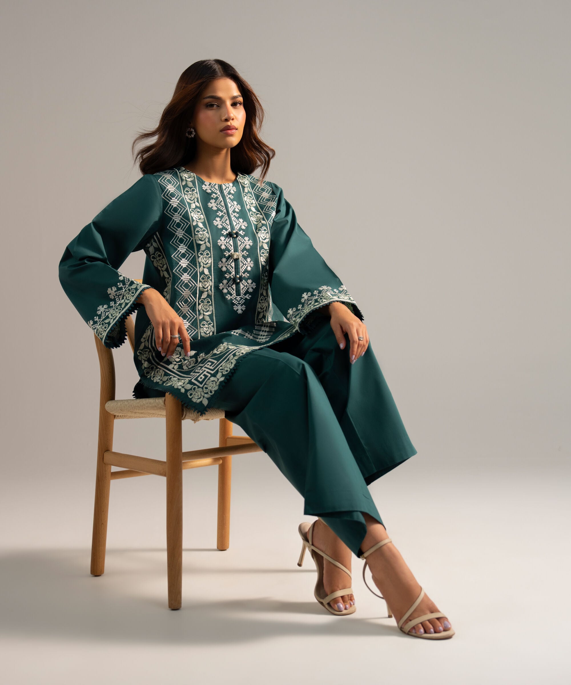 Embroidered Lawn Shirt