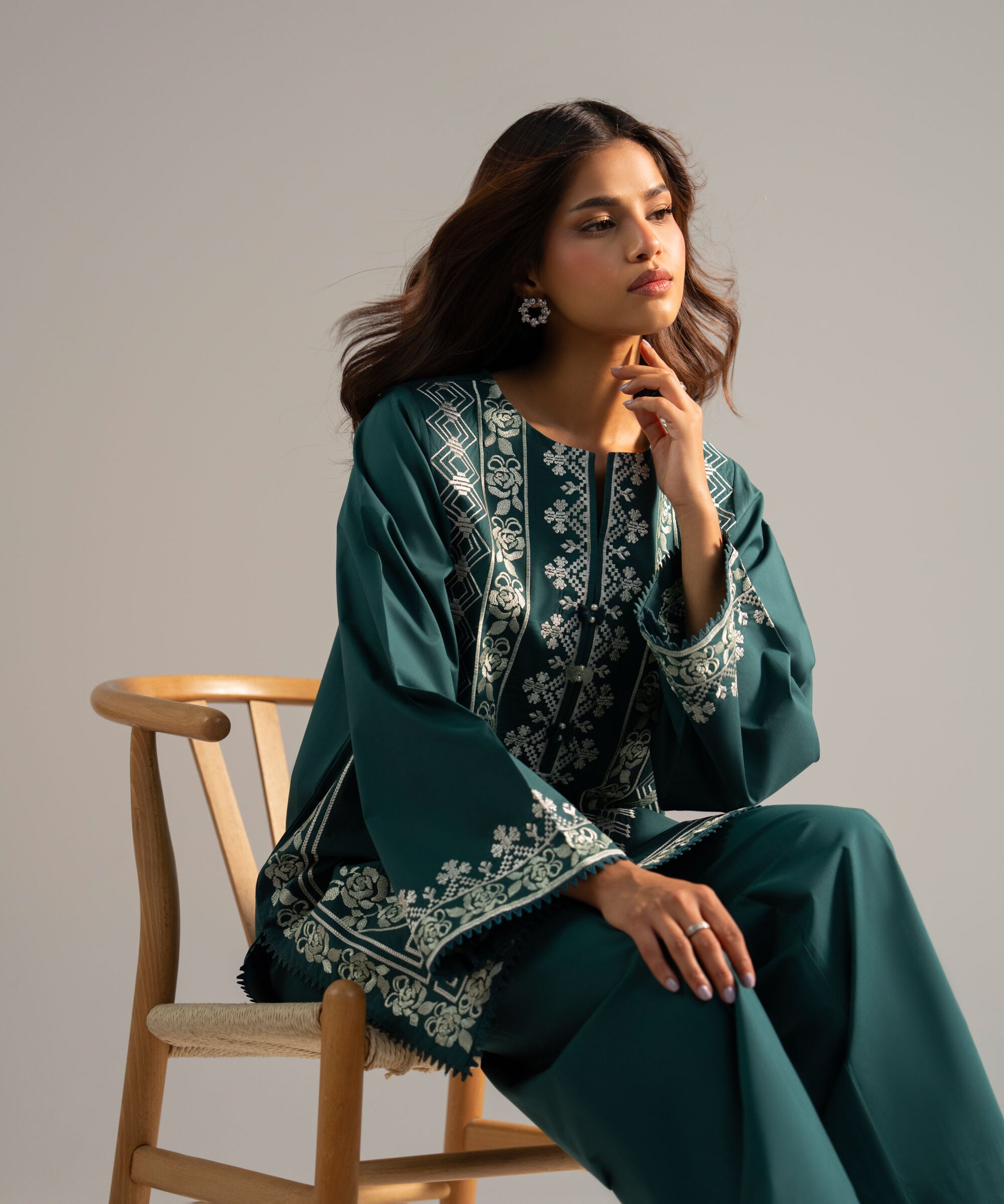 Embroidered Lawn Shirt