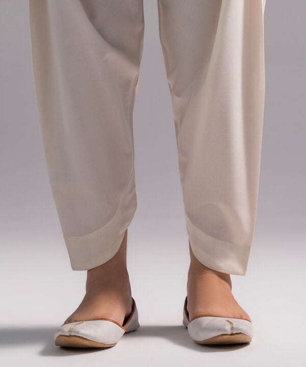 Solid Cambric Skinny Shalwar