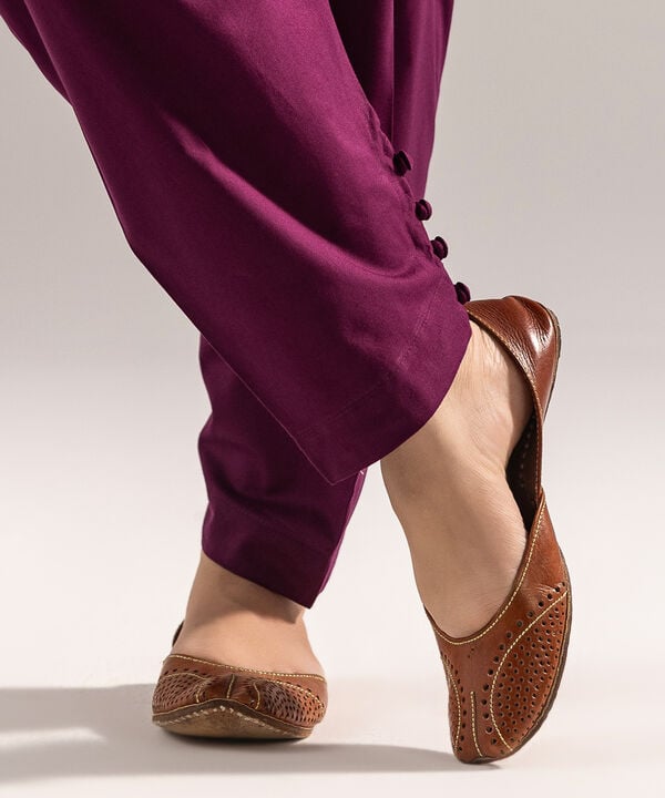 Solid Cambric Skinny Shalwar