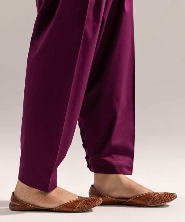 Solid Cambric Skinny Shalwar