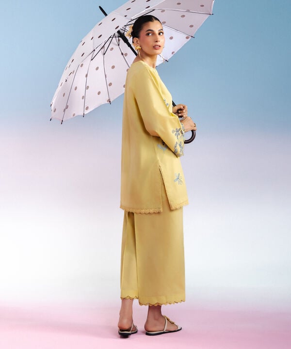 Embroidered Cotton Viscose Shirt