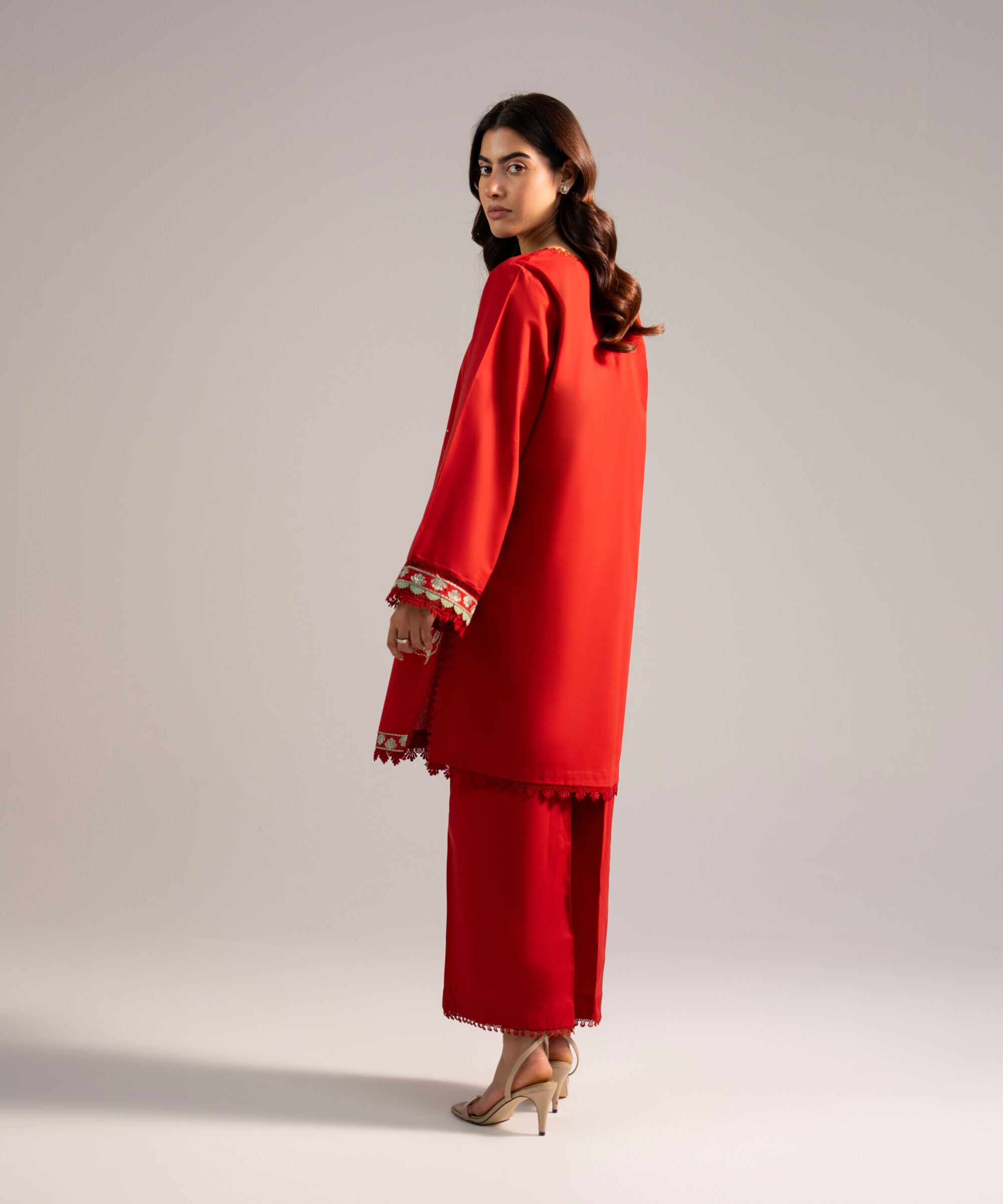 Embroidered Cotton Viscose Shirt