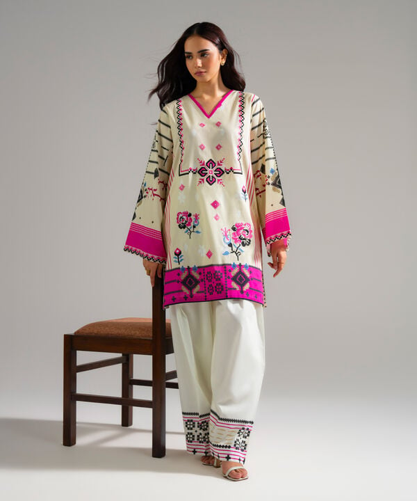 Embroidered Lawn Shirt