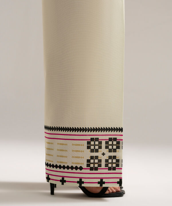 Printed Cambric Farshi Shalwar