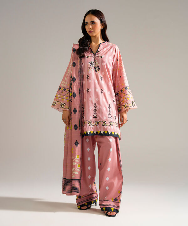 Printed Zari Cotton Dupatta