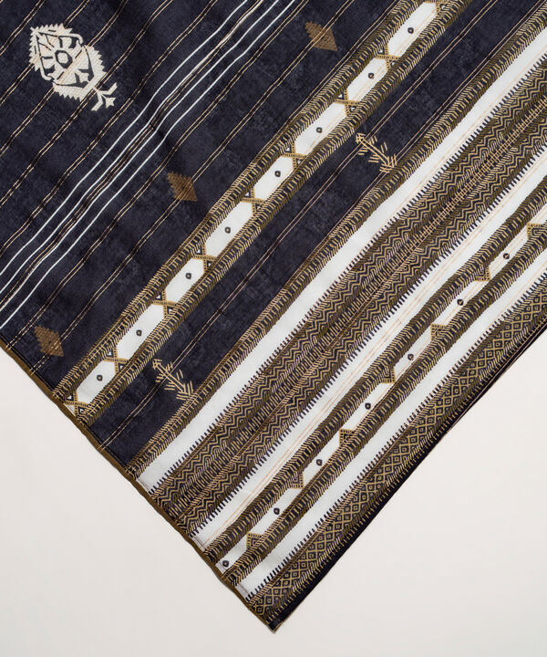 Printed Zari Cotton Dupatta