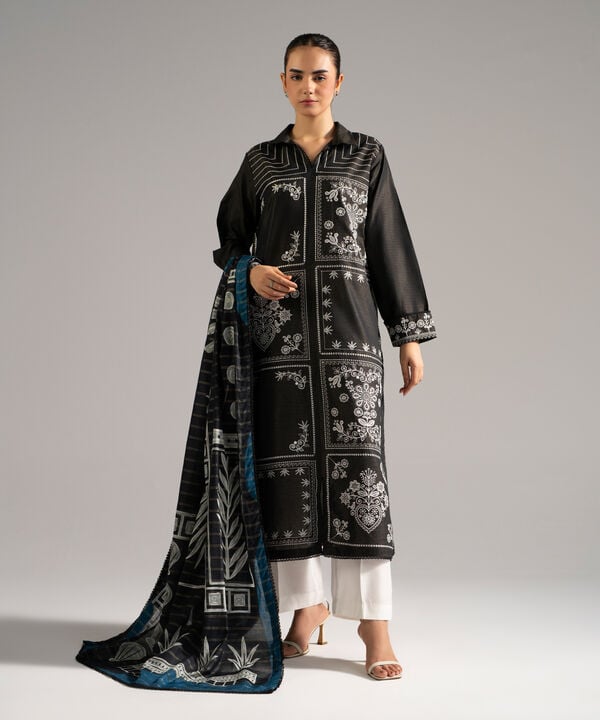 Printed Zari Cotton Dupatta