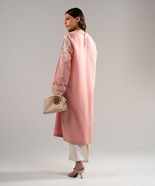 Embroidered Zari Lawn Shirt