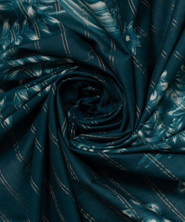 Printed Zari Cotton Dupatta