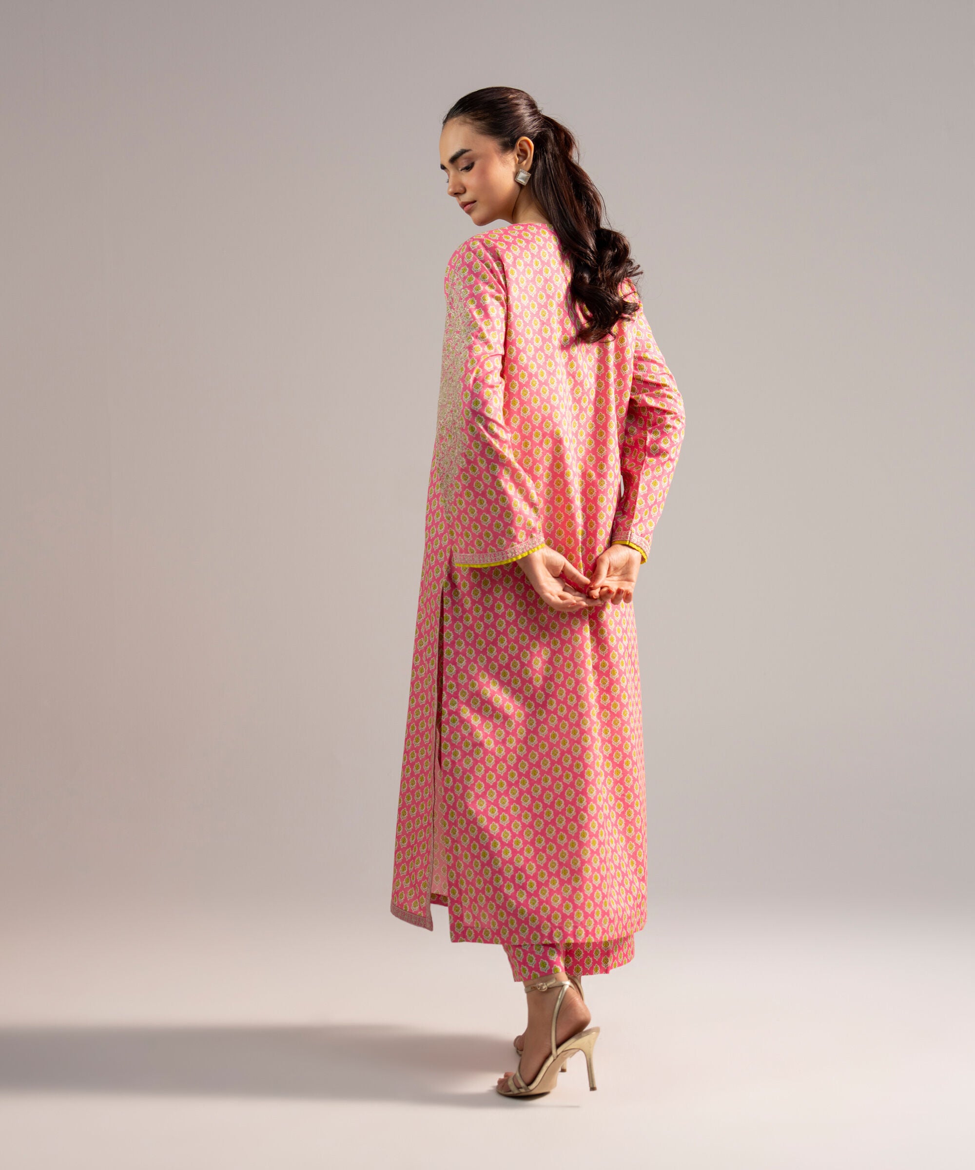 Embroidered Zari Lawn Shirt