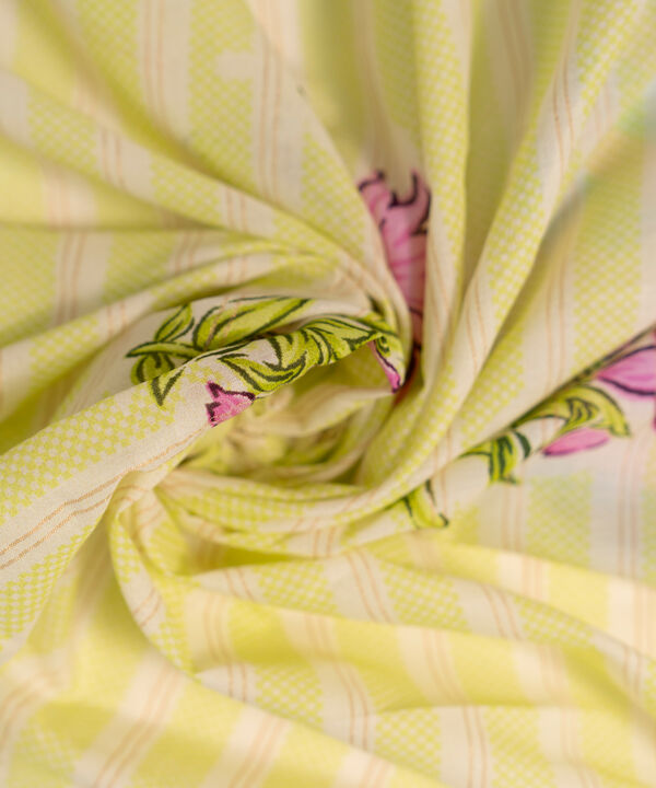 Printed Zari Lawn Dupatta