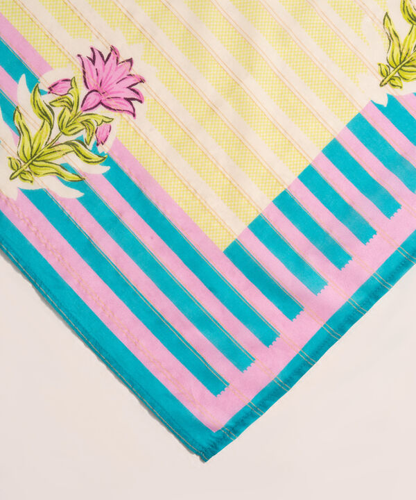 Printed Zari Lawn Dupatta