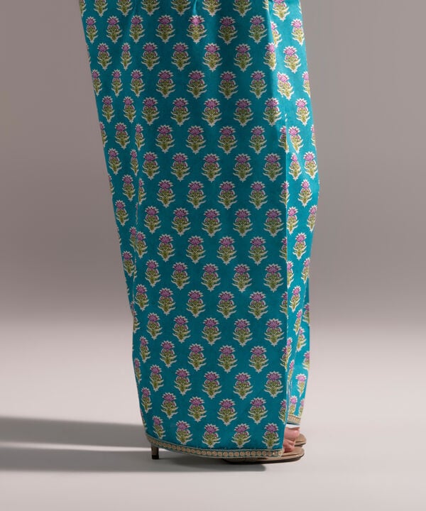 Embroidered Cambric Shalwar