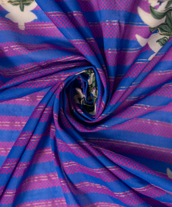 Printed Zari Lawn Dupatta