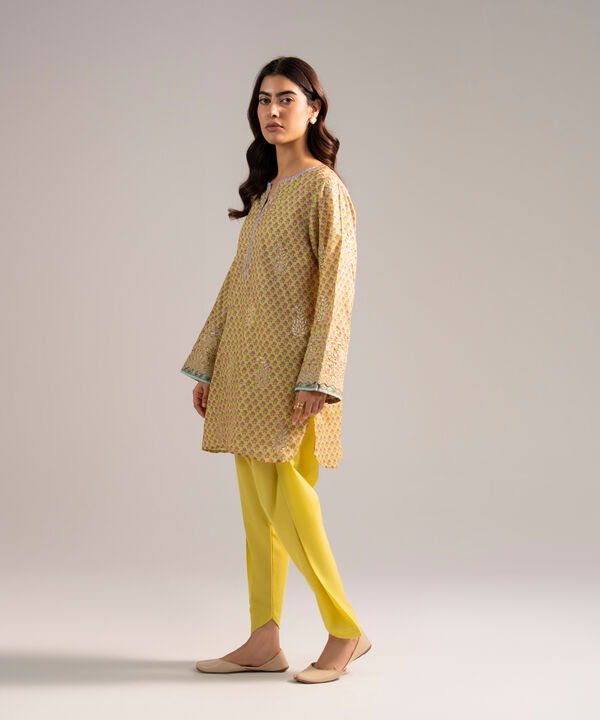 Embroidered Zari Lawn Shirt