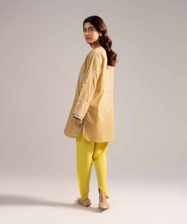 Embroidered Zari Lawn Shirt