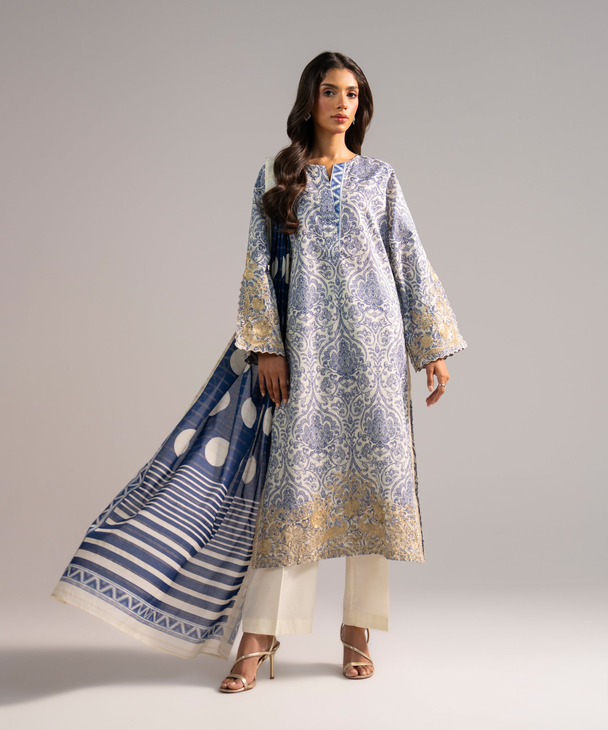 Printed Dupatta PRSSCSTV647D