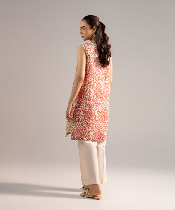 Embroidered Zari Lawn Shirt