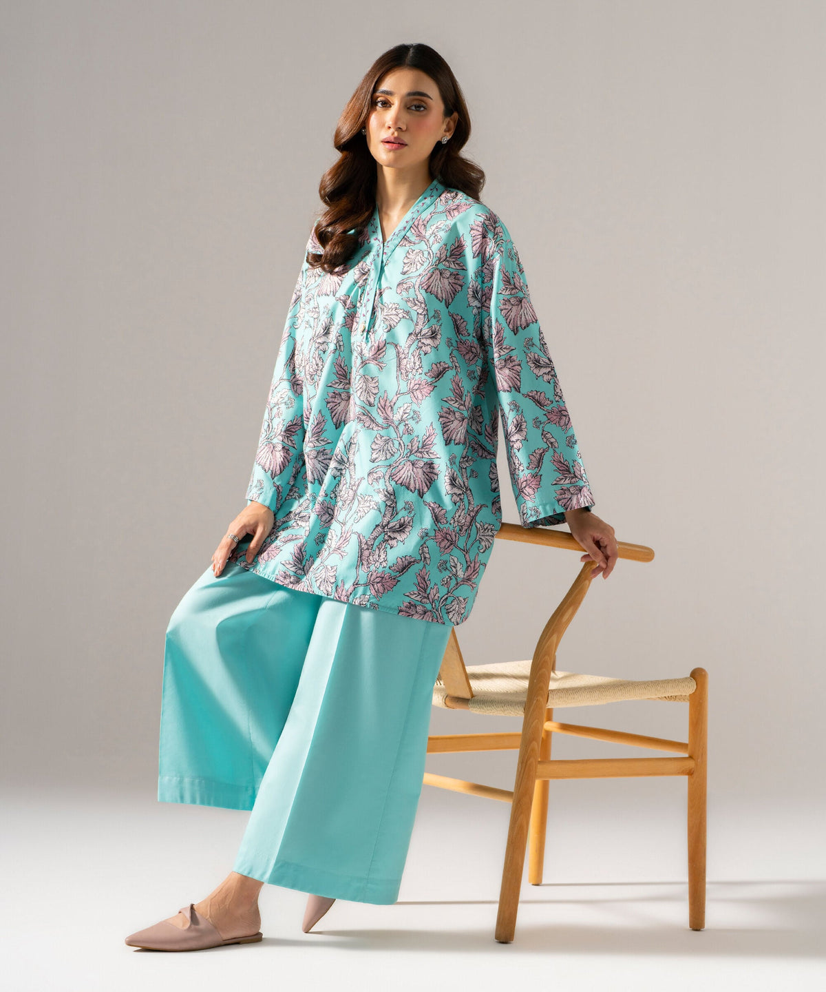 Printed Cambric Shirt PRW26C1010SB