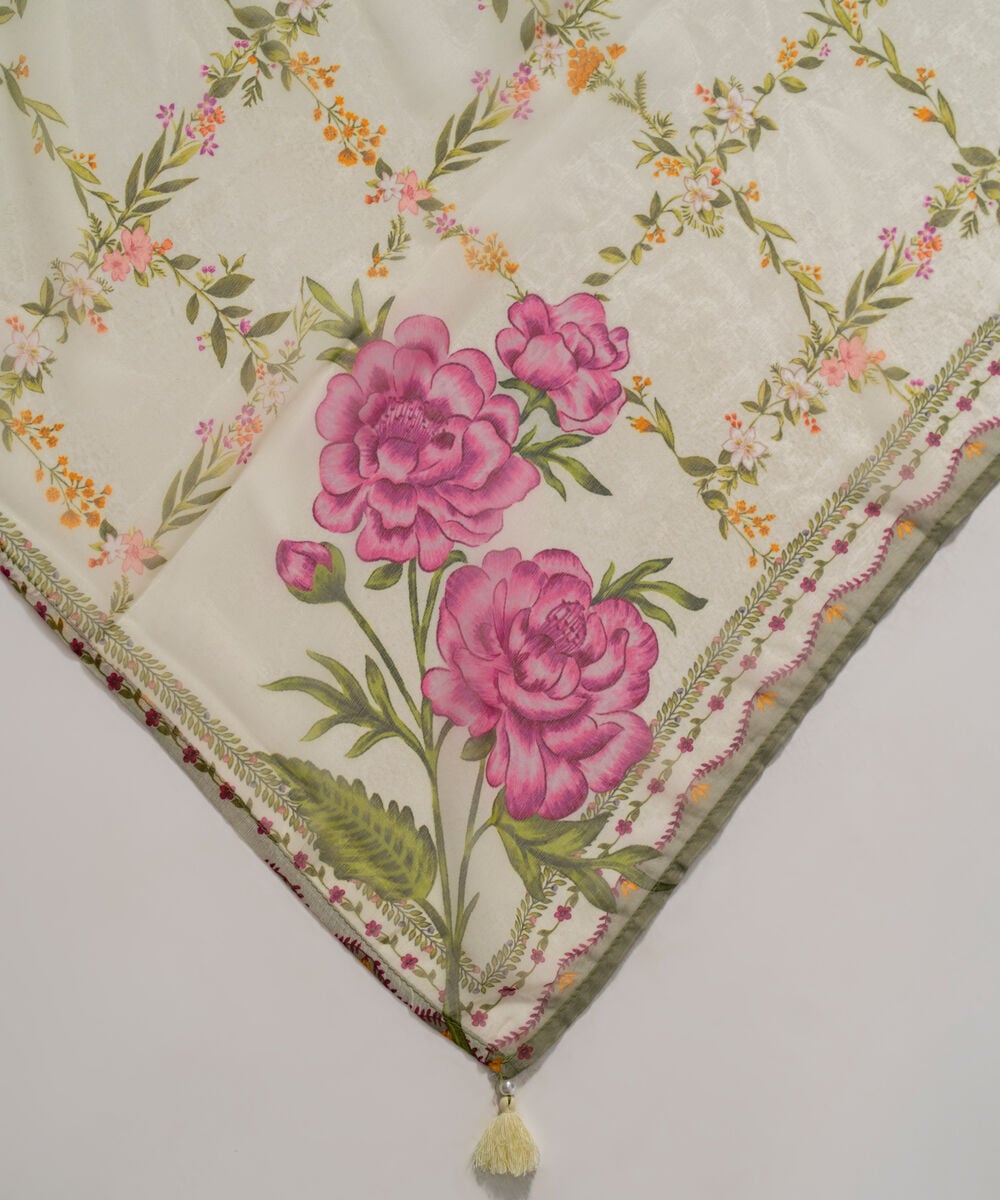 Printed Chiffon Dupatta PRW26C1016DB
