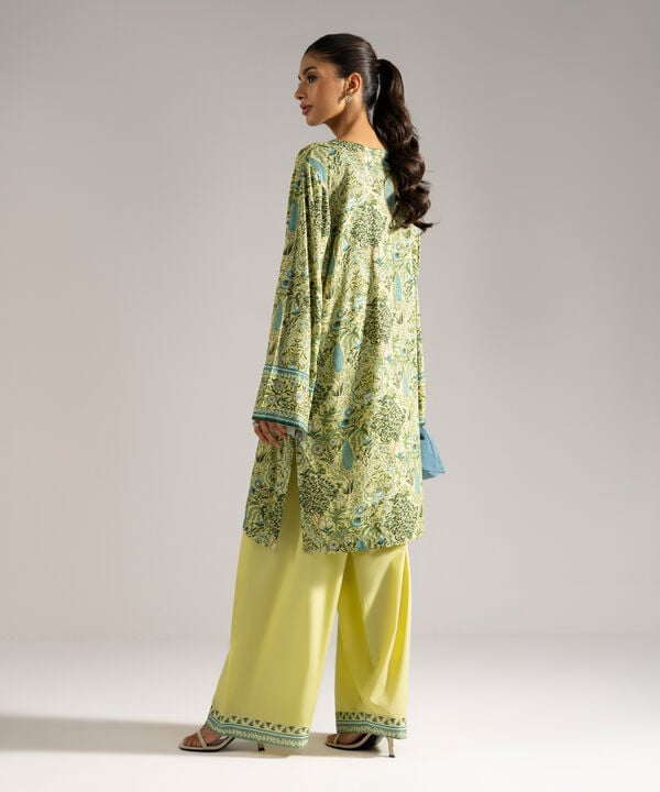 Printed Arabic Lawn Shirt
