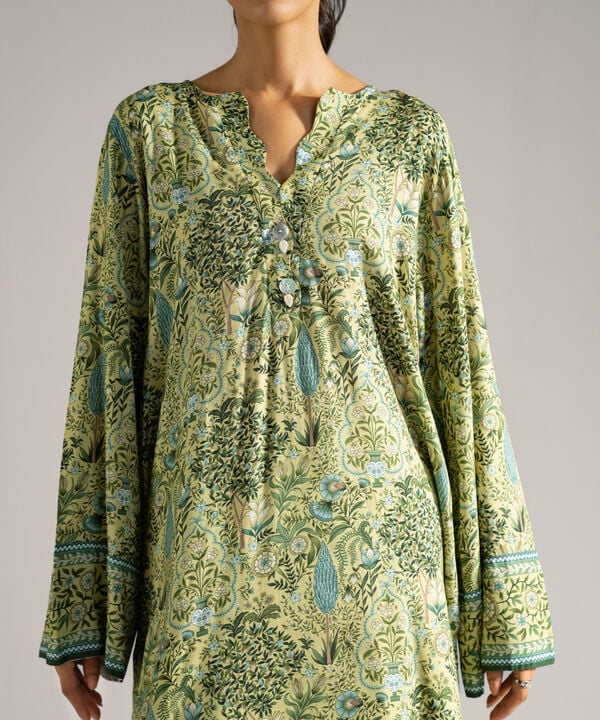 Printed Arabic Lawn Shirt