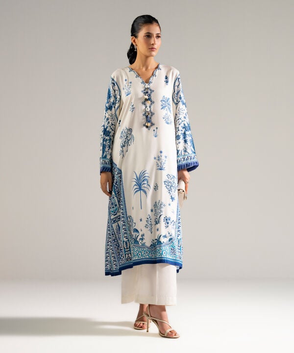 Printed Arabic Lawn Shirt