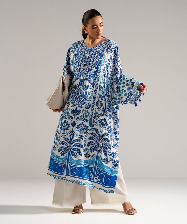 Printed Arabic Lawn Shirt