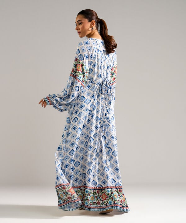 Printed Arabic Lawn Dress