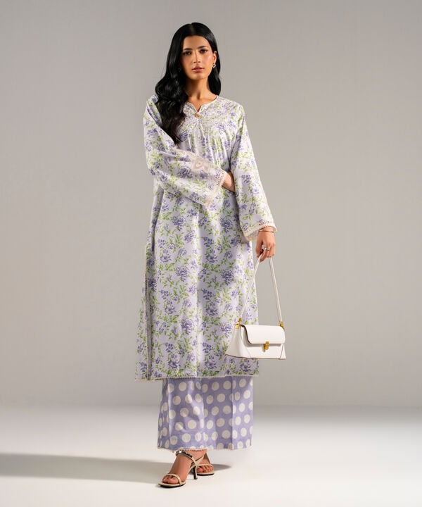 Embroidered Cotton Viscose Shirt