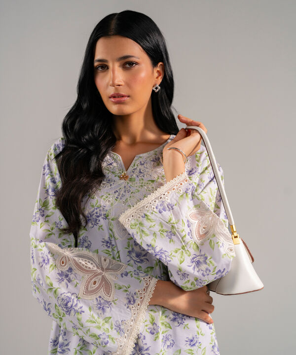 Embroidered Cotton Viscose Shirt