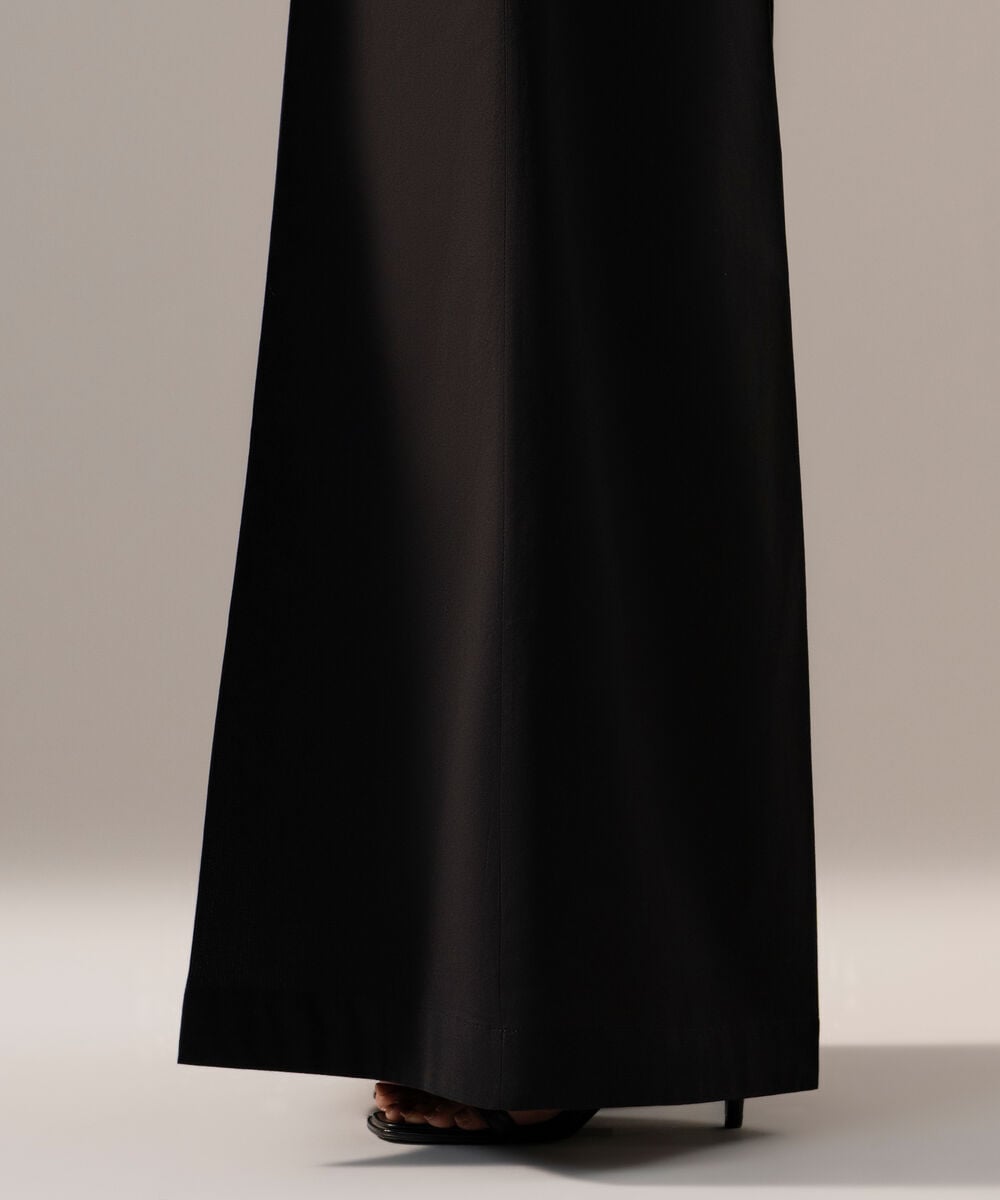 Solid Cambric Flared Pants PRW26CMV105T