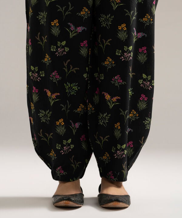 Printed Cambric Balloon Pants
