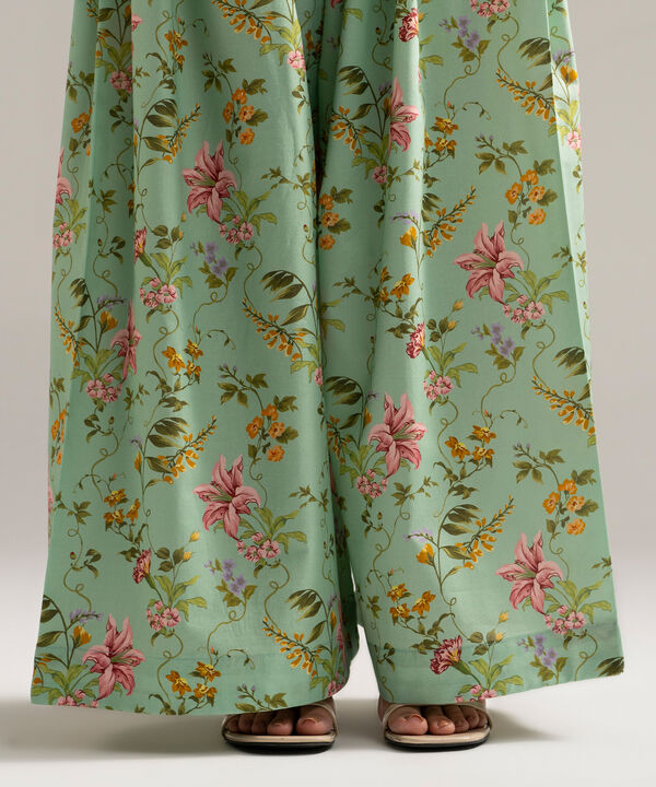 Printed Cambric Balloon Pants