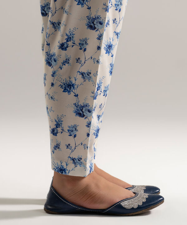 Printed Cotton Viscose Skinny Shalwar