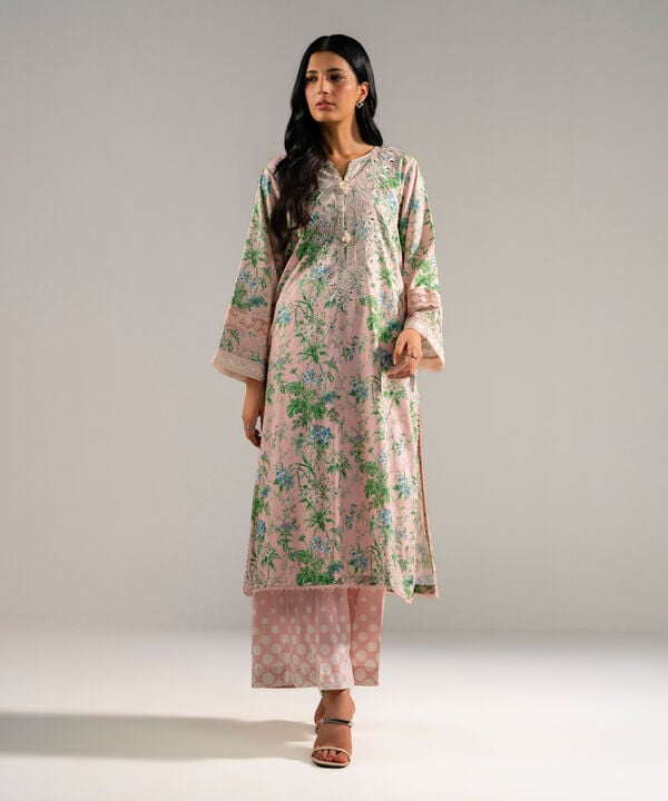 Embroidered Cotton Viscose Shirt