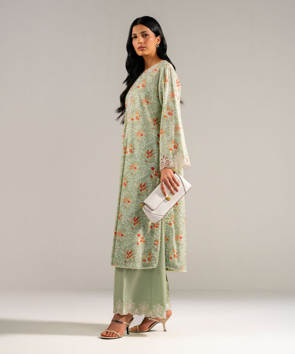 Embroidered Cotton Viscose Shirt