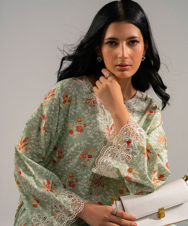 Embroidered Cotton Viscose Shirt