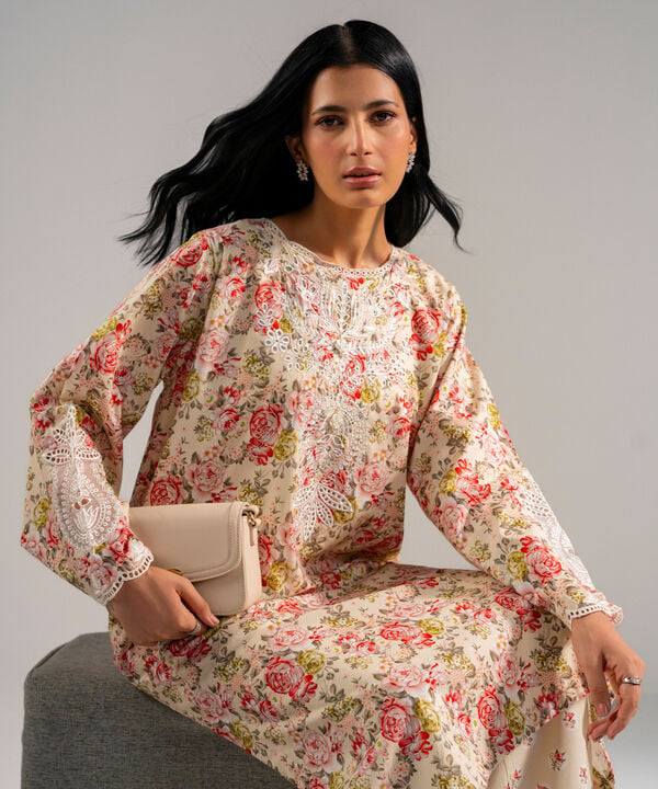 Embroidered Cotton Viscose Shirt