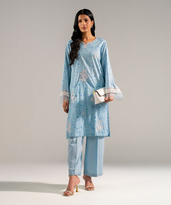 Embroidered Cotton Viscose Shirt