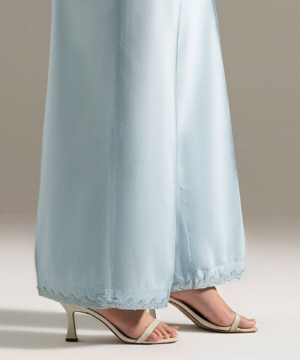 Solid Cotton Viscose Culottes