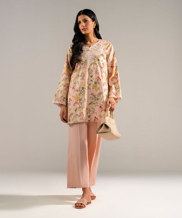 Embroidered Cotton Viscose Shirt