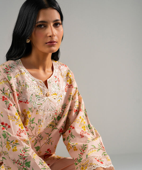 Embroidered Cotton Viscose Shirt