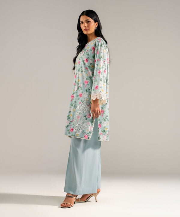 Embroidered Cotton Viscose Shirt