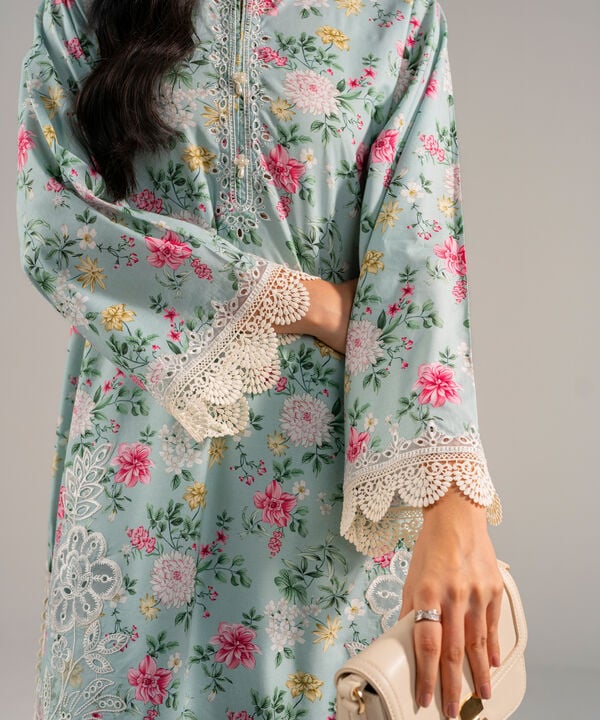 Embroidered Cotton Viscose Shirt
